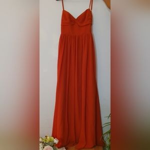 **SOLD**Azazie, Orange Rouille Dress, Size 10